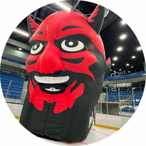 felfújható hockey jégkorong bevonuló alagút